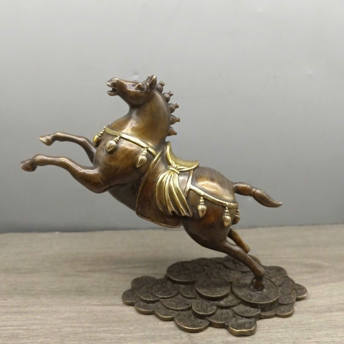  Ngựa Truy Phong đồng cao cấp phủ vàng BKMECN-9472 