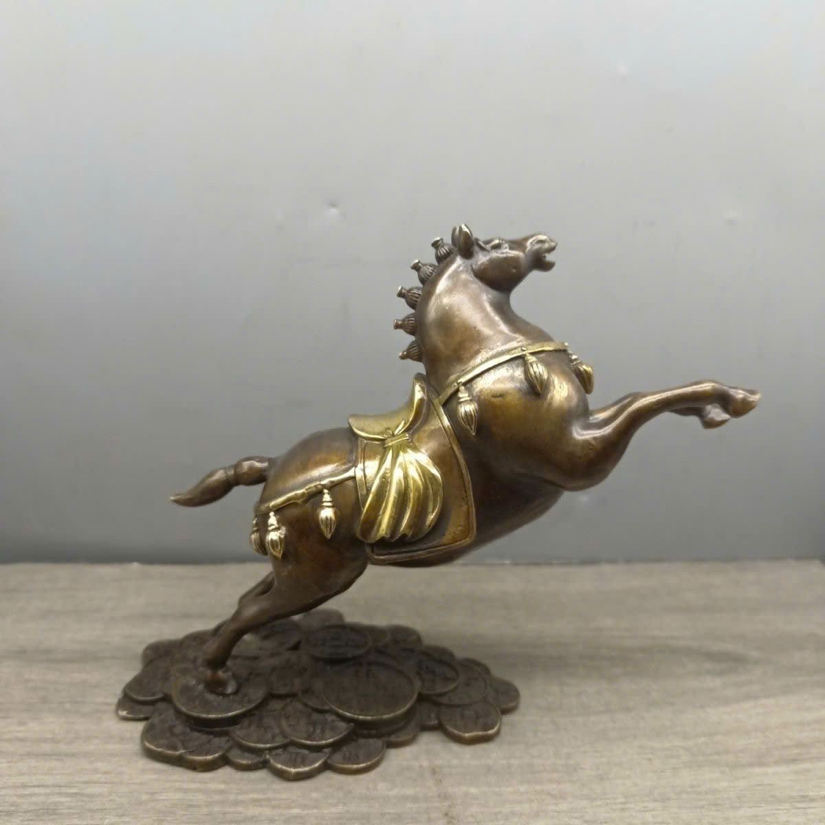  Ngựa Truy Phong đồng cao cấp phủ vàng BKMECN-9472 