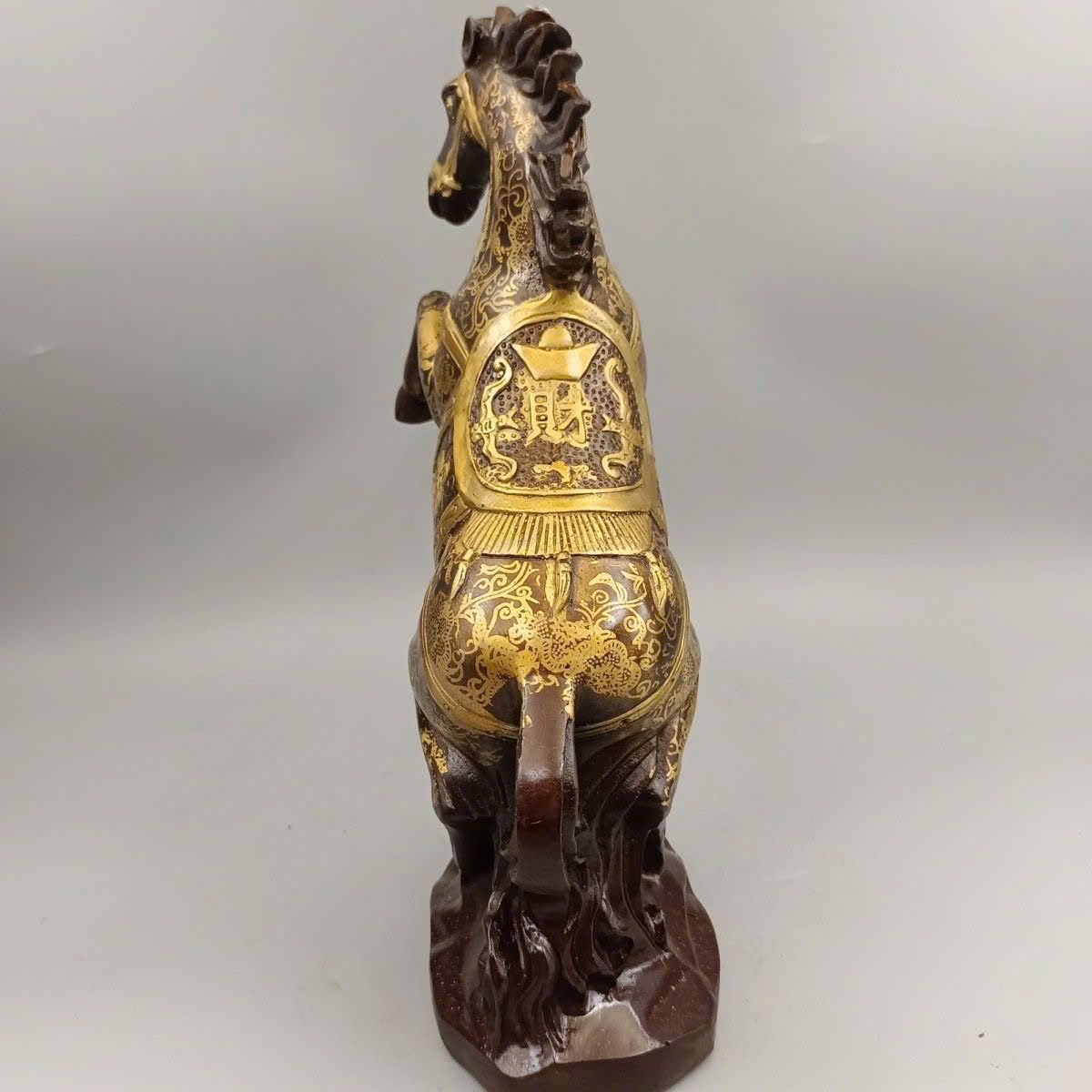  Chiến Mã Cát Tường dát vàng sưu tầm BKMECN-9475 