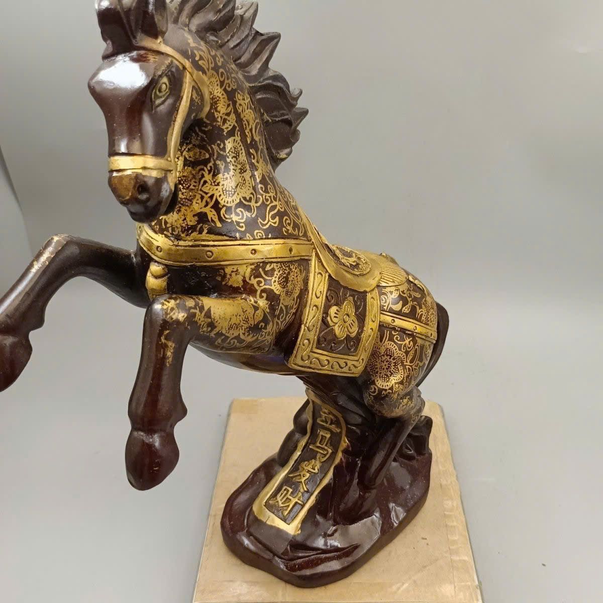  Chiến Mã Cát Tường dát vàng sưu tầm BKMECN-9475 