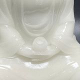  Tượng A Di Đà bạch ngọc sưu tầm BKSTCN-9402 