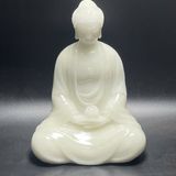  Tượng A Di Đà bạch ngọc sưu tầm BKSTCN-9402 