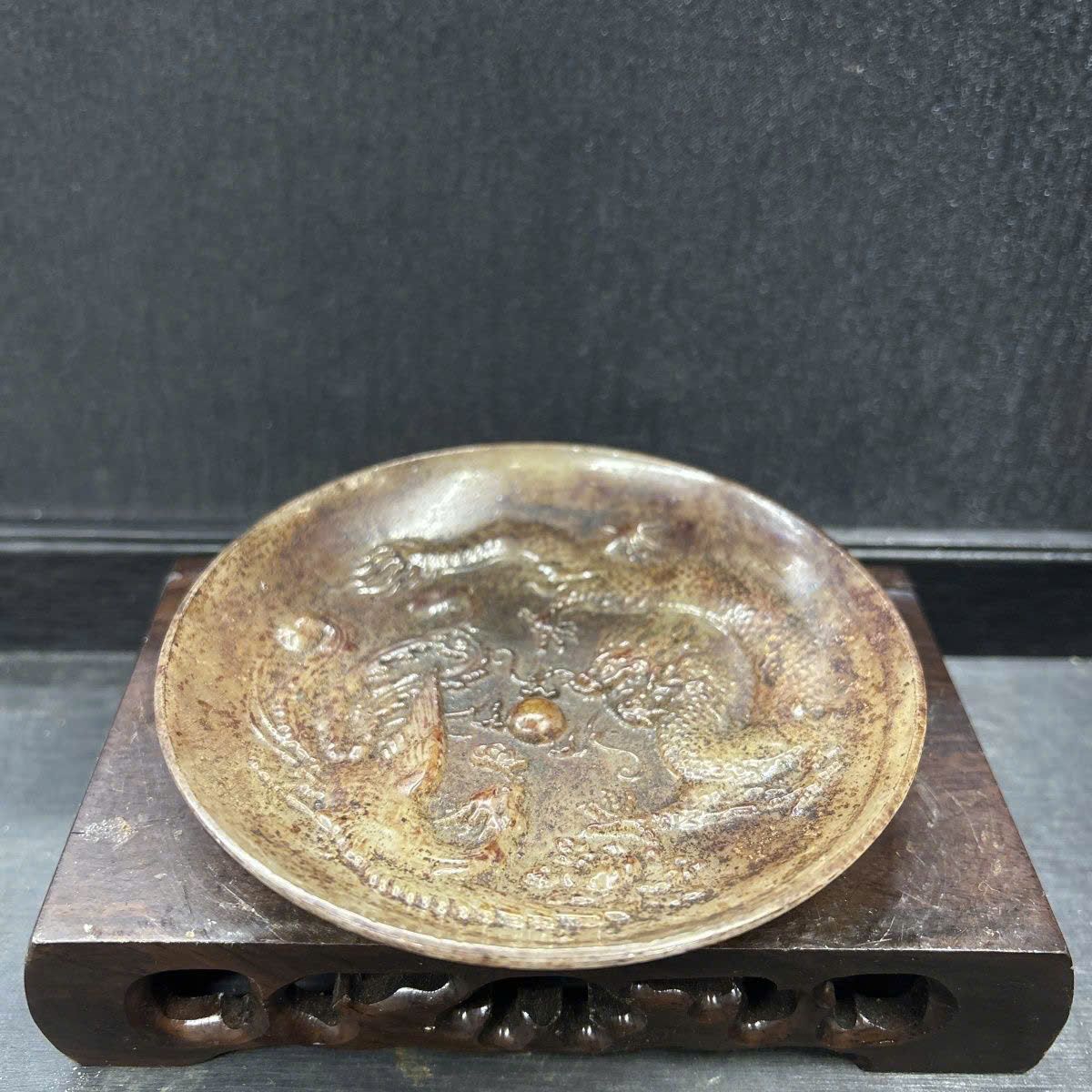  Đĩa ngọc cũ Rồng Phượng sưu tầm BKSTCN-9412 