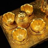  Bộ bình rượu hoàng cung cổ mạ vàng sưu tầm BKMECN-9479 