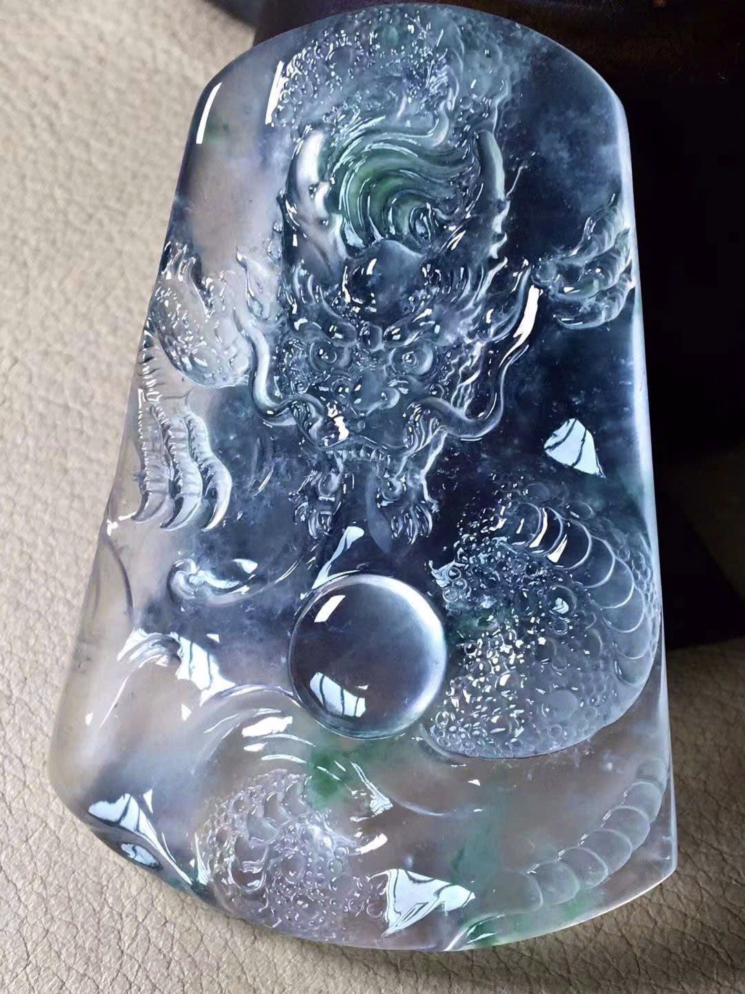  Mặt Nhất Long Vờn ngọc Phỉ Thúy sưu tầm BKSTCN-9415 