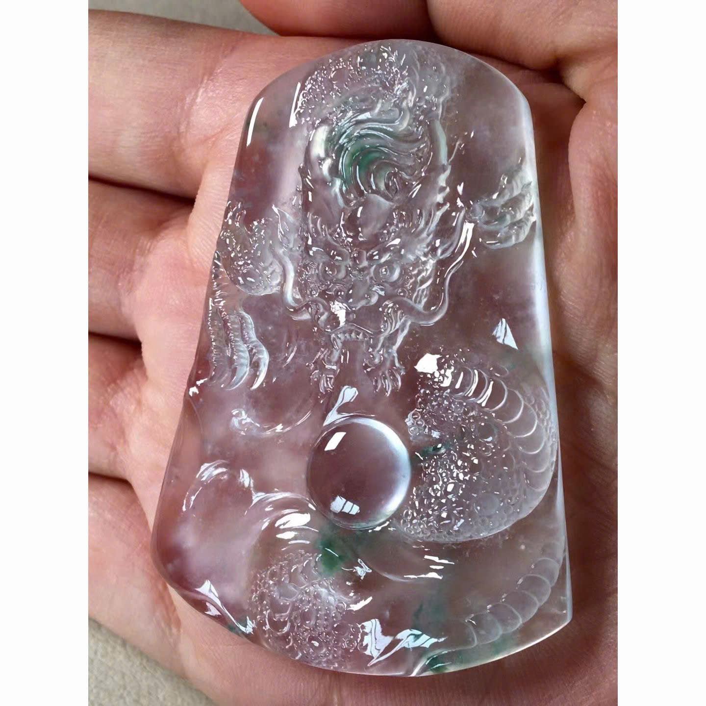  Mặt Nhất Long Vờn ngọc Phỉ Thúy sưu tầm BKSTCN-9415 