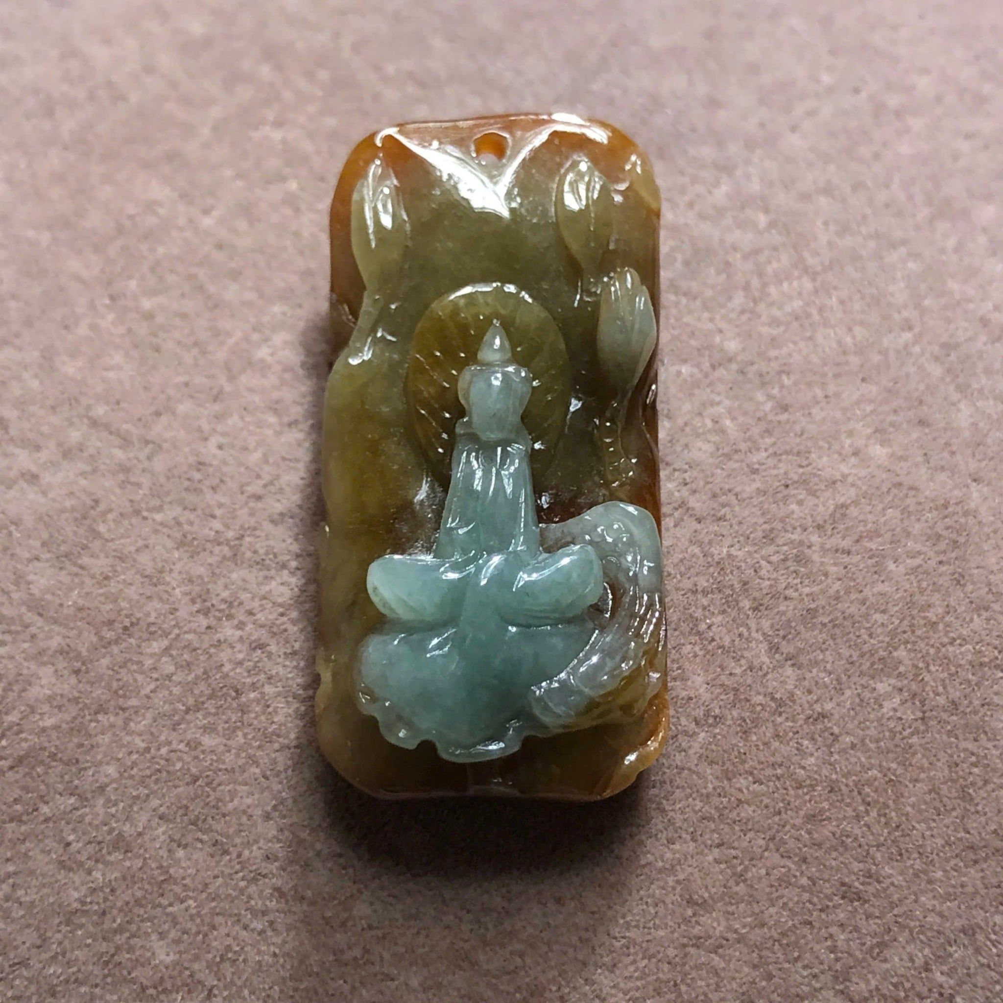  Mặt Ngọc Bích thiên nhiên sưu tầm hình Phật BKSTCN-9423 