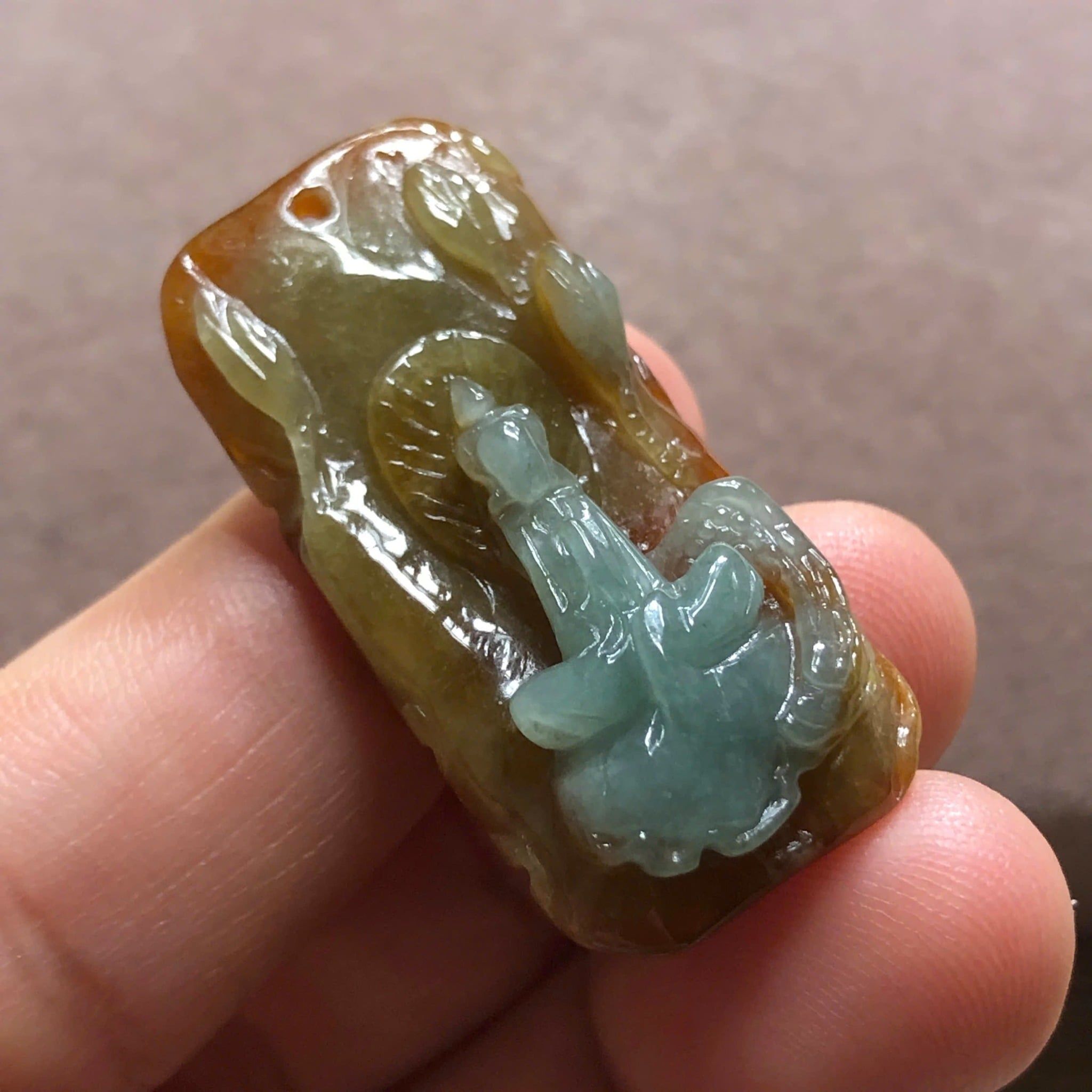  Mặt Ngọc Bích thiên nhiên sưu tầm hình Phật BKSTCN-9423 