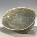  Chậu 4 chân sưu tầm rạn rõ men già hàng nung củi BKSTCN-9441 