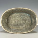  Chậu 4 chân sưu tầm rạn rõ men già hàng nung củi BKSTCN-9441 