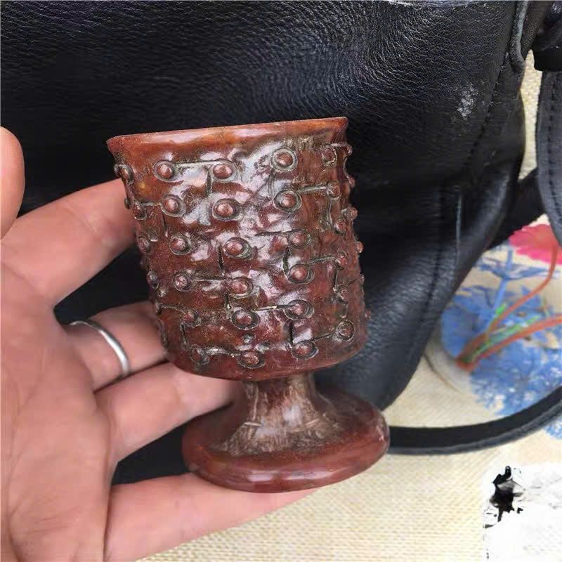  Cặp ly ngọc xưa sưu tầm BKSTCN-9443 