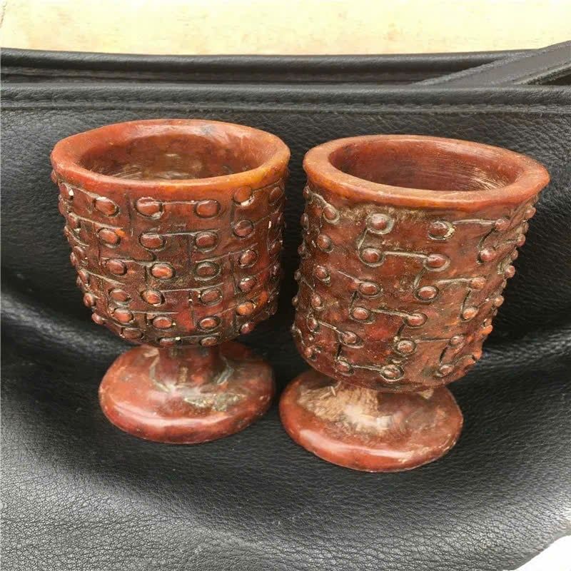  Cặp ly ngọc xưa sưu tầm BKSTCN-9443 