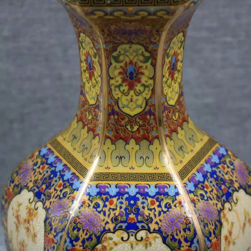  Chiếc bình đa giác Hoa Điểu BKSTCN-9446 