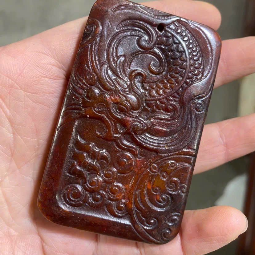  Mặt Rồng Ngọc cũ sưu tầm BKSTCN-9449 