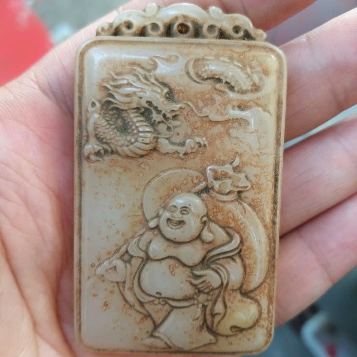  Mặt Ngọc Di Lặc Khoác Bao Tiền Sưu Tầm BKSTCN-9455 