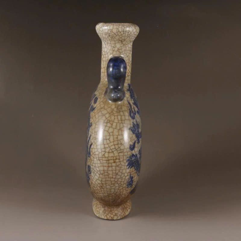  Bình Rồng Dẹt Hai Tai Sưu Tầm BKCECN-9458 