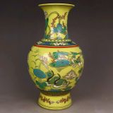  Bình Sen Hạc Men Màu Vẽ Tay Thủ Công BKCECN-9463 