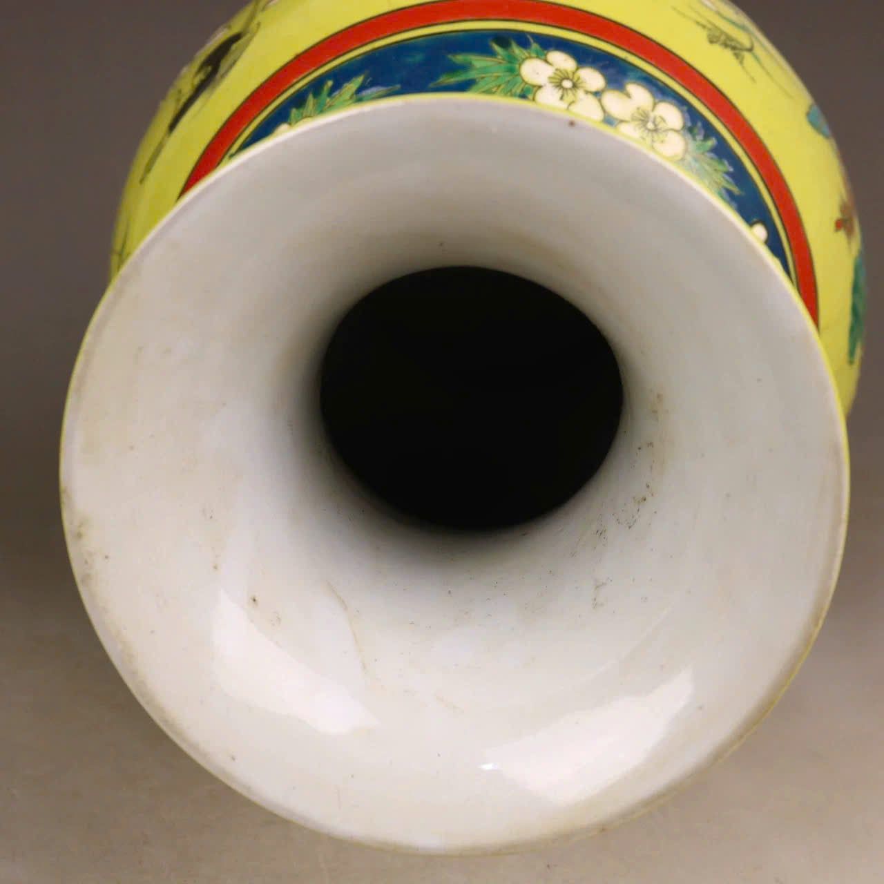  Bình Sen Hạc Men Màu Vẽ Tay Thủ Công BKCECN-9463 