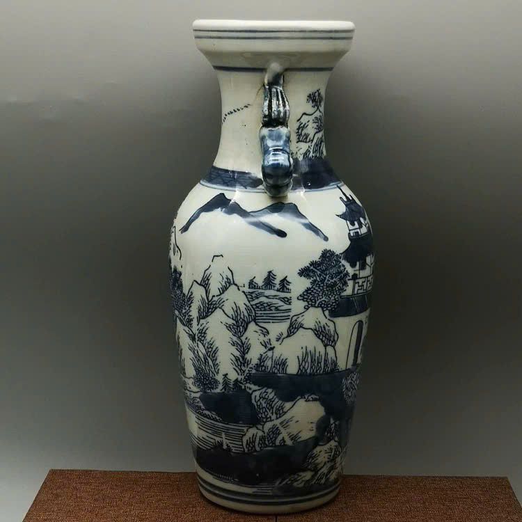  Bình Sứ Sơn Thủy Sưu Tầm BKCECN-9469 