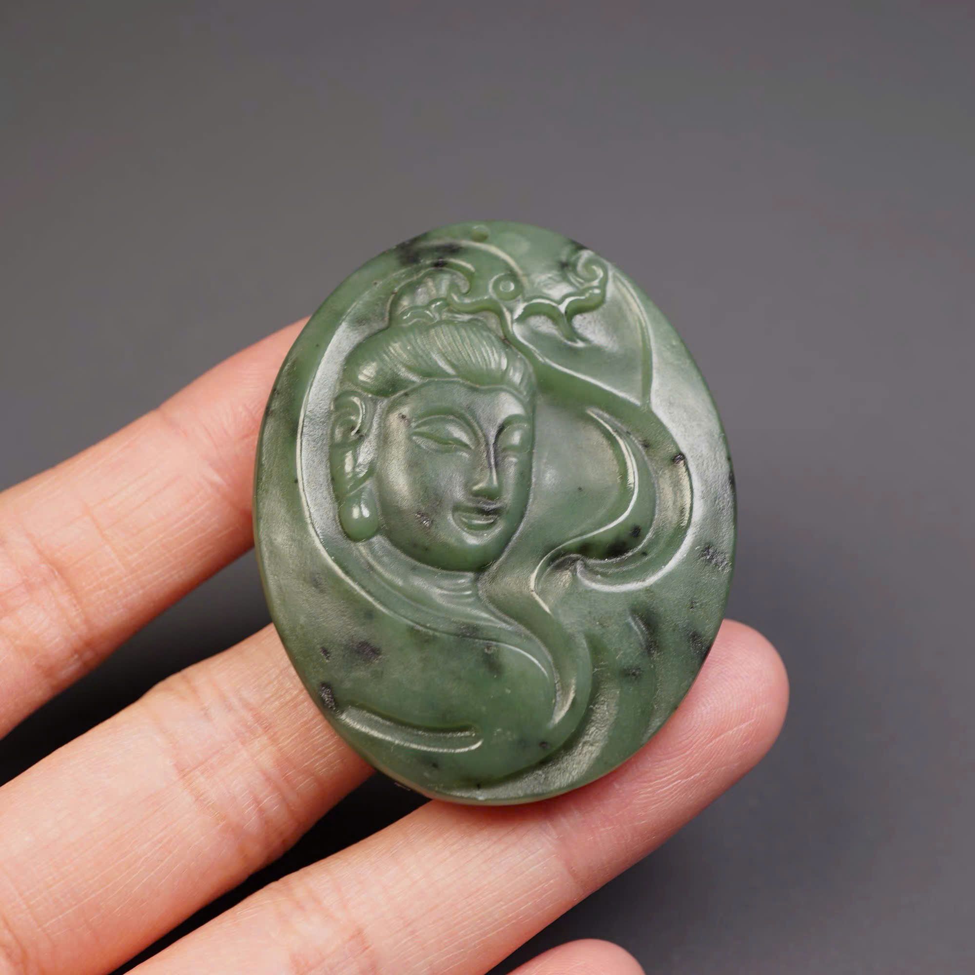  Mặt Phật Ngọc Xưa Sưu Tầm BKSTCN-9468 