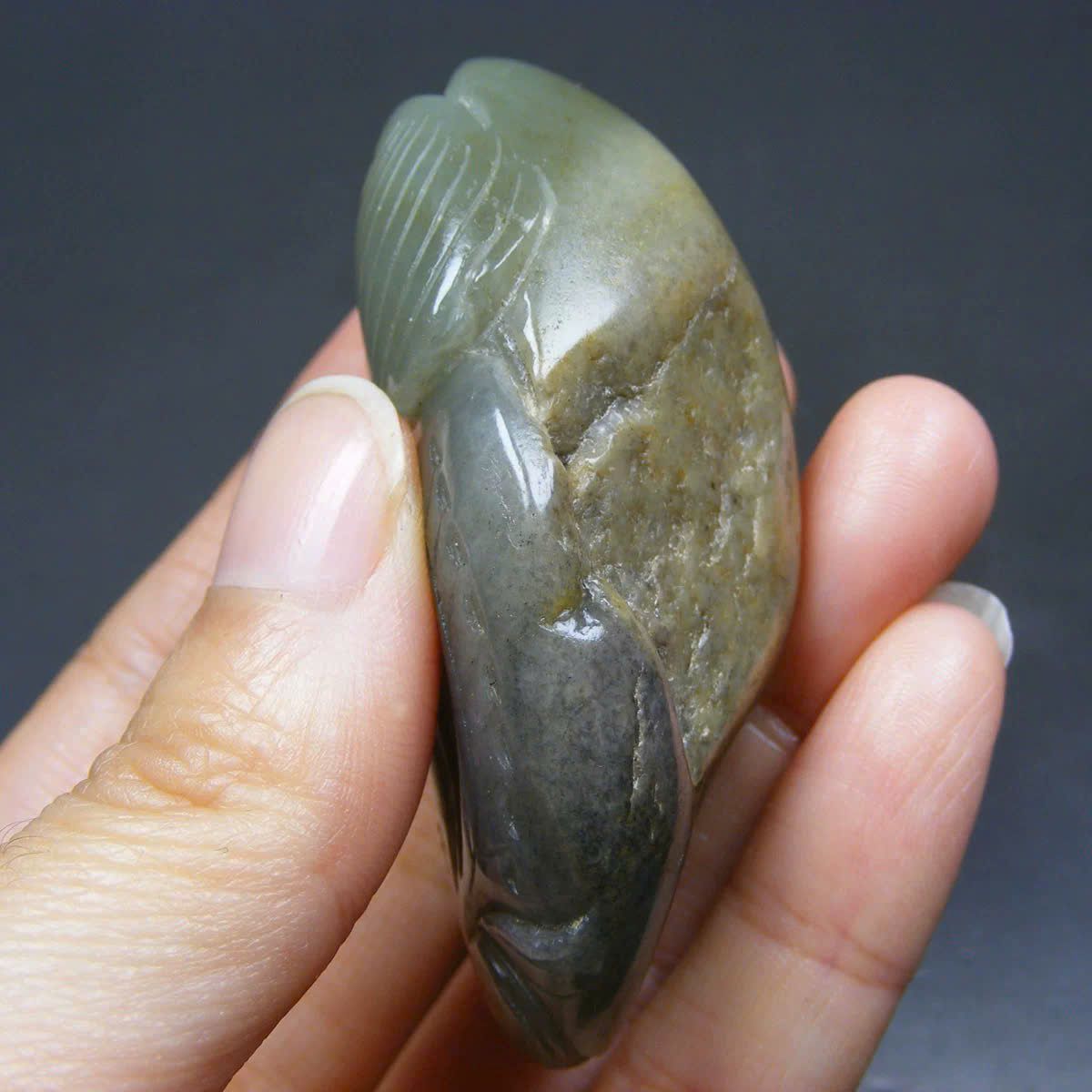  Nguyên Khối Ngọc Tự Nhiên Tạo Hình Dê Núi BKSTCN-9470 