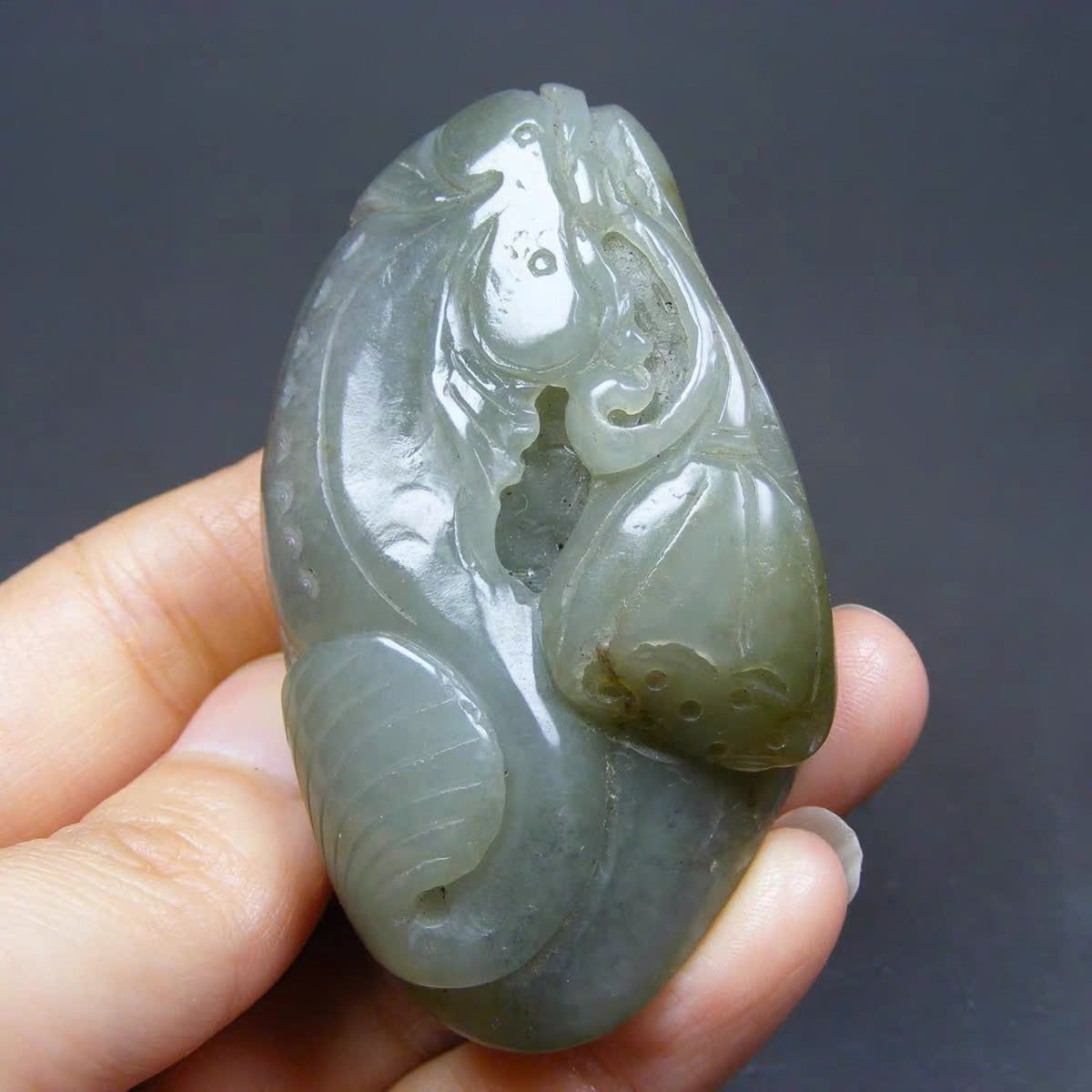  Nguyên Khối Ngọc Tự Nhiên Tạo Hình Dê Núi BKSTCN-9470 