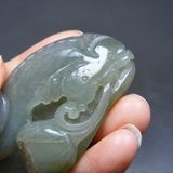  Nguyên Khối Ngọc Tự Nhiên Tạo Hình Dê Núi BKSTCN-9470 