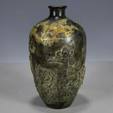  Bình Uyên Ương Hoa Đào Đồng Cũ Xưa Sưu Tầm BKCECN-9473 