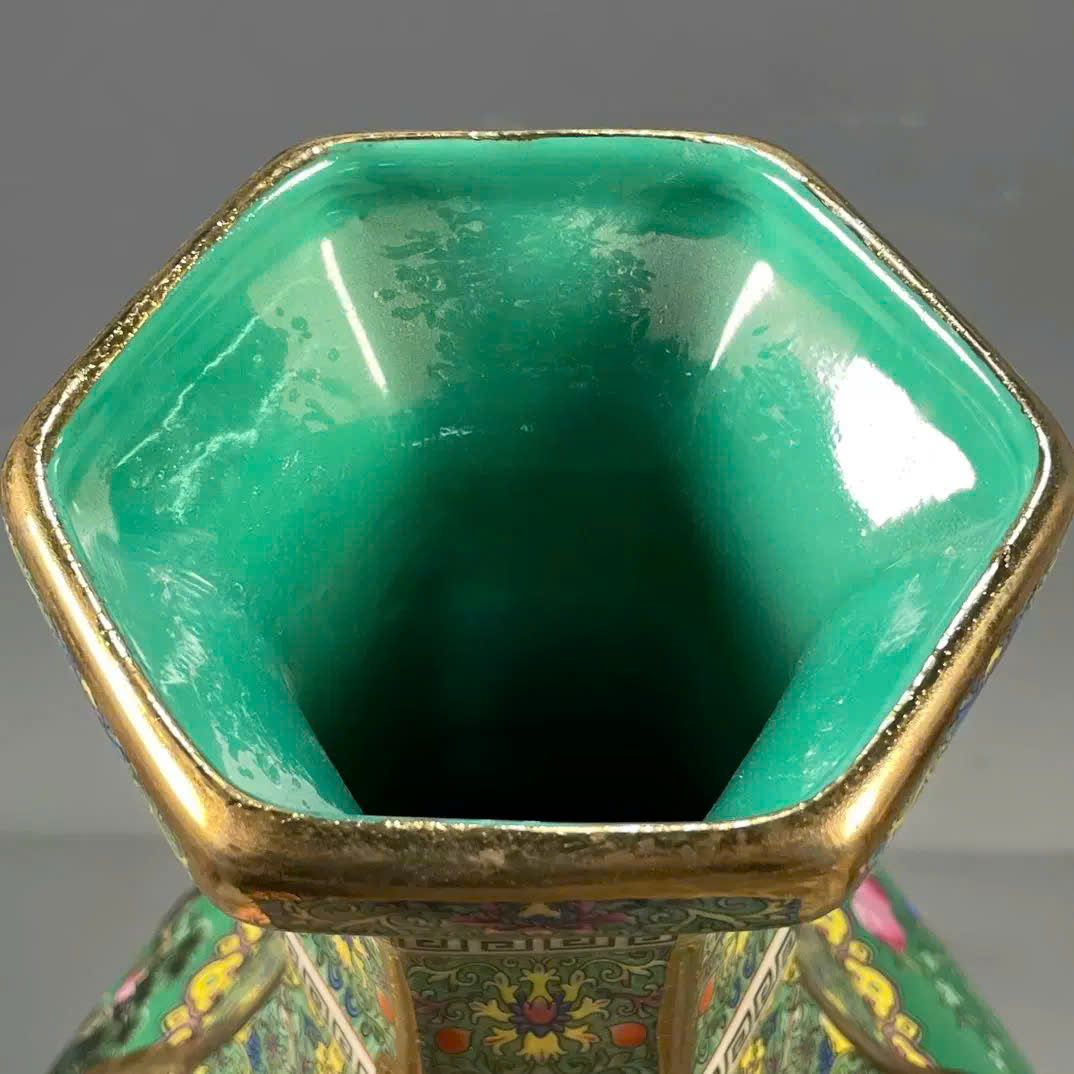  Bình Hoa Điểu Men Màu Sưu Tầm BKCECN-9486 