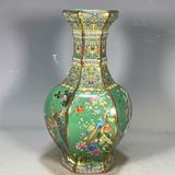  Bình Hoa Điểu Men Màu Sưu Tầm BKCECN-9486 