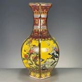  Bình Tứ Quý Hoàng Kim Men Pháp Lang Sưu Tầm BKCECN-9488 