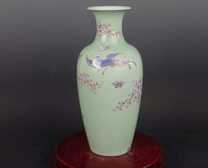  Bình Quan Âm Hoa Điểu Sưu Tầm BKCECN-9491 