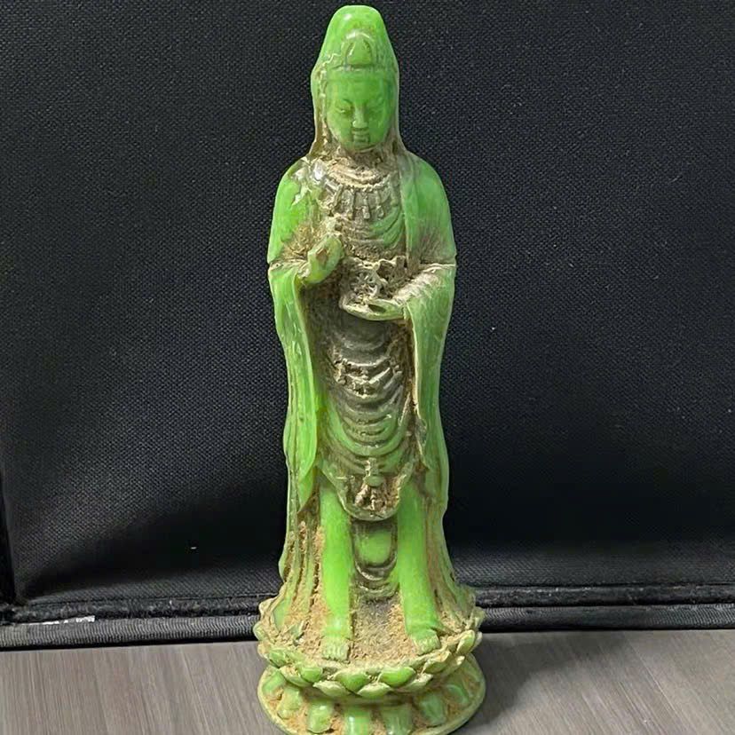  Bức Ngọc Quan Âm Nét Mặt Từ Bi Sưu Tầm BKSTCN-9464 