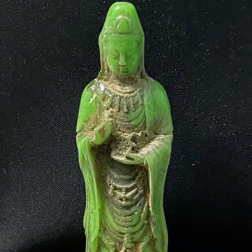  Bức Ngọc Quan Âm Nét Mặt Từ Bi Sưu Tầm BKSTCN-9464 