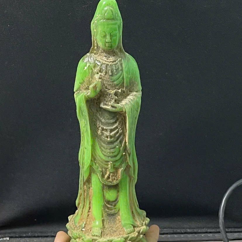  Bức Ngọc Quan Âm Nét Mặt Từ Bi Sưu Tầm BKSTCN-9464 