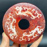  Ngọc Bội Sưu Tầm Họa Tiết Rồng Xưa BKSTCN-9467 