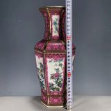  Bình Đa Giác Hồng Tía Men Lạ Sưu Tầm BKCECN-9496 