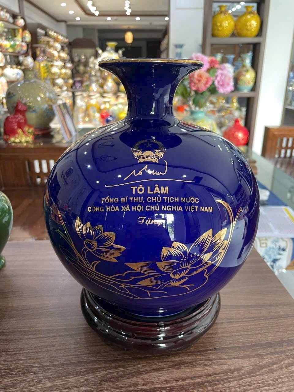  Bình Gốm Tổng Bí Thư Tô Lâm BKCECN-9506 