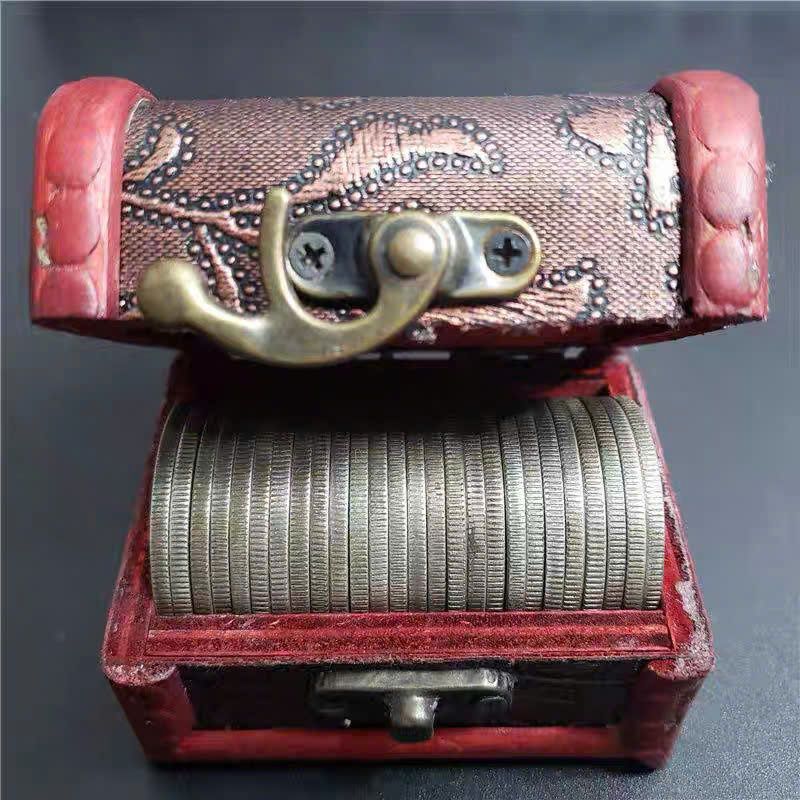  Rương Gỗ 26 Xu Bạc Xưa Sưu Tầm BKMECN-9505 