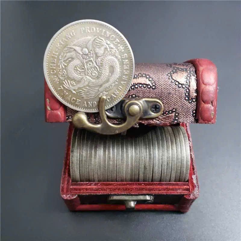  Rương Gỗ 26 Xu Bạc Xưa Sưu Tầm BKMECN-9505 