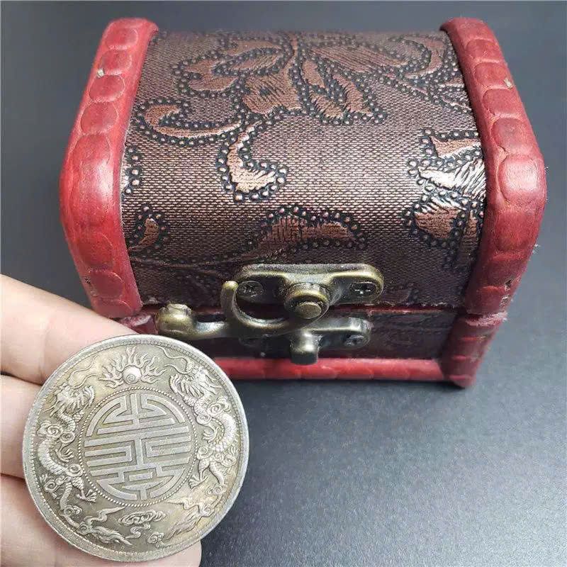  Rương Gỗ 26 Xu Bạc Xưa Sưu Tầm BKMECN-9505 