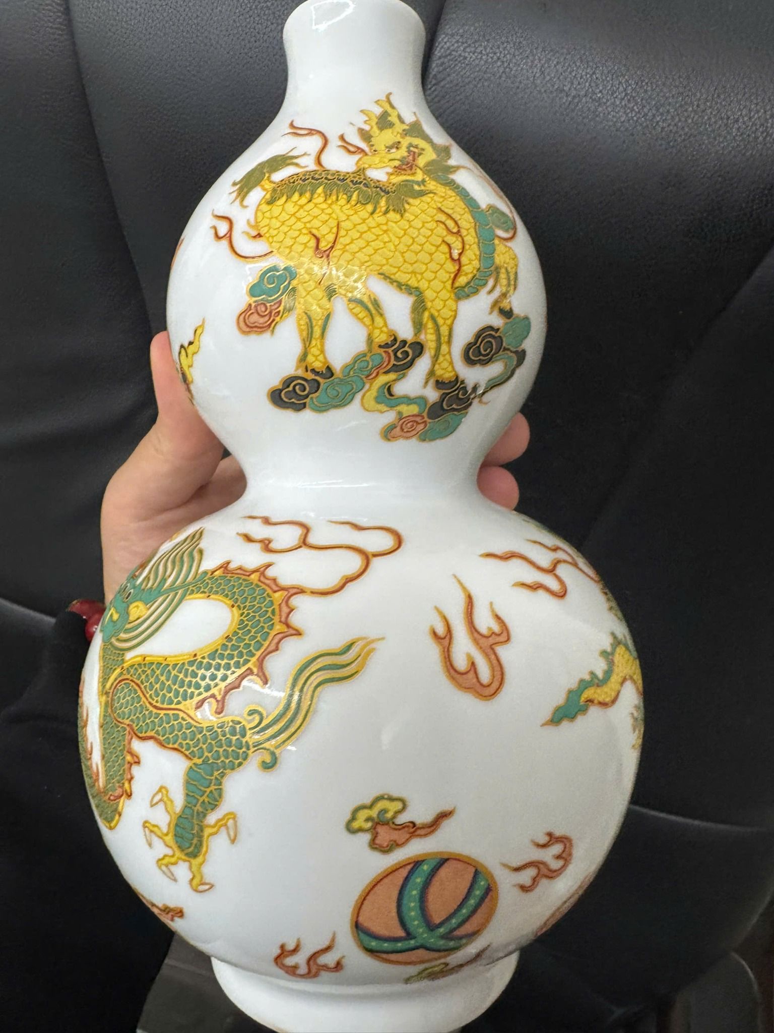  Hồ Lô Nhị Linh Rồng Lân Cát Tường sưu tầm BKCECN-9503 