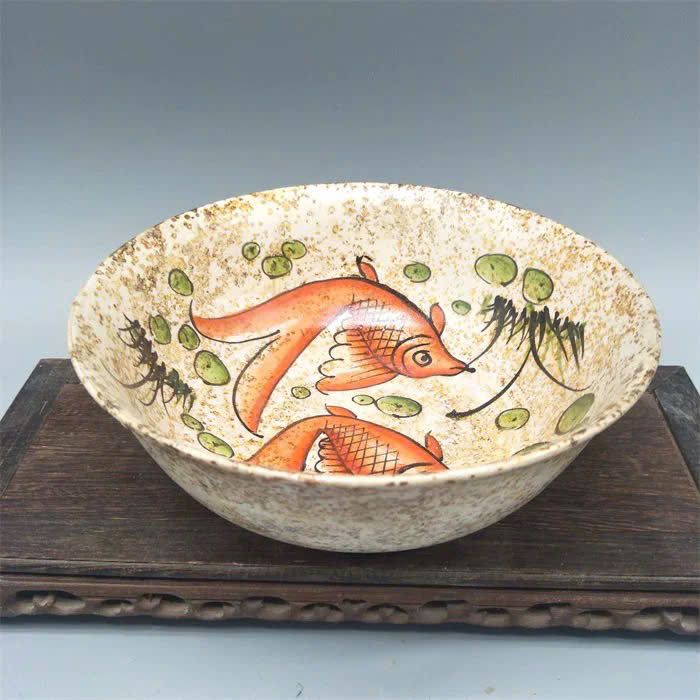  Bát Liên Niên Hữu Dư men màu sưu tầm BKCECN-9514 