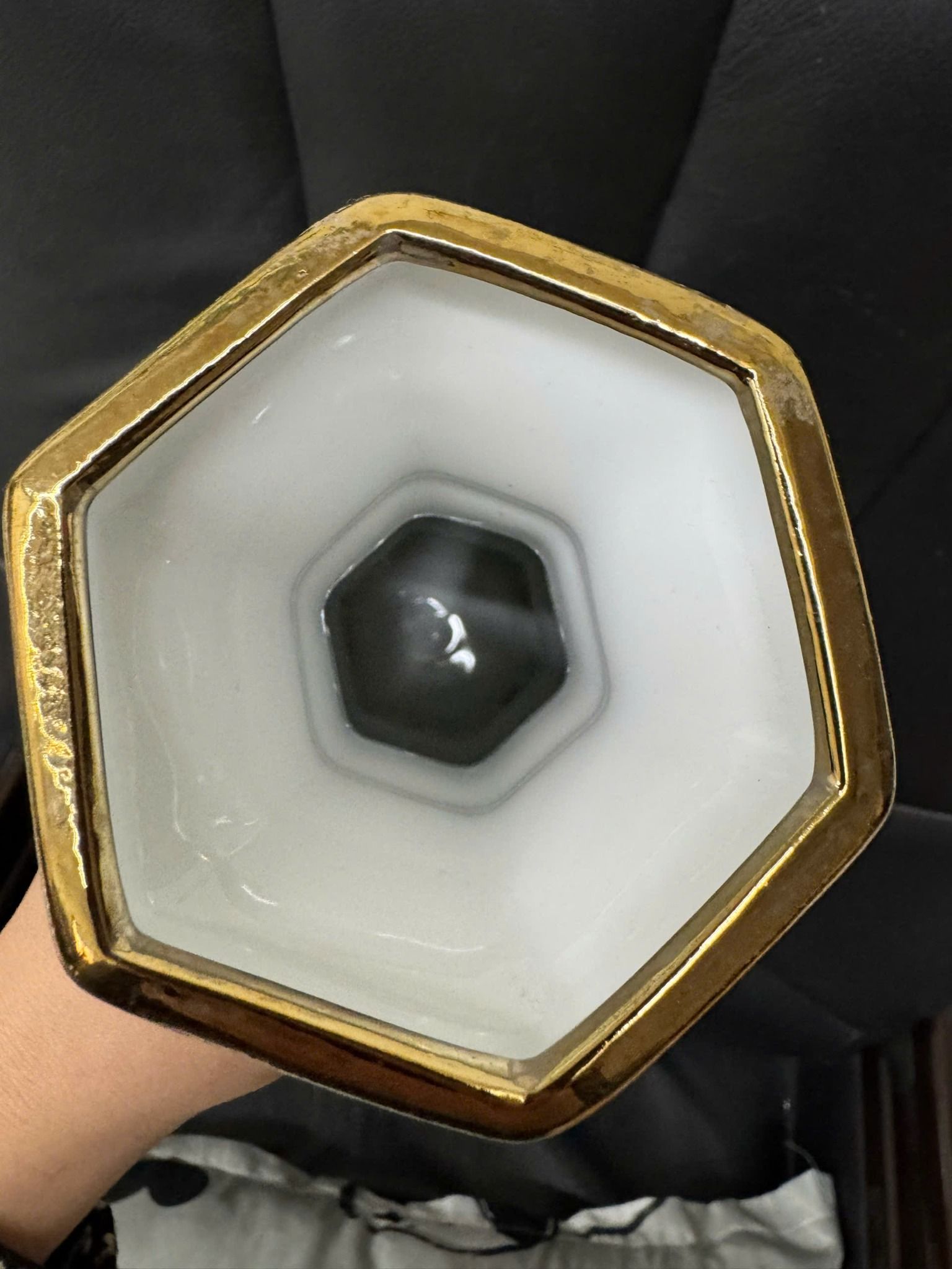  Bình Đa Giác Hoa Điểu 4 Mùa men Pháp Lang sưu tầm BKCECN-9520 