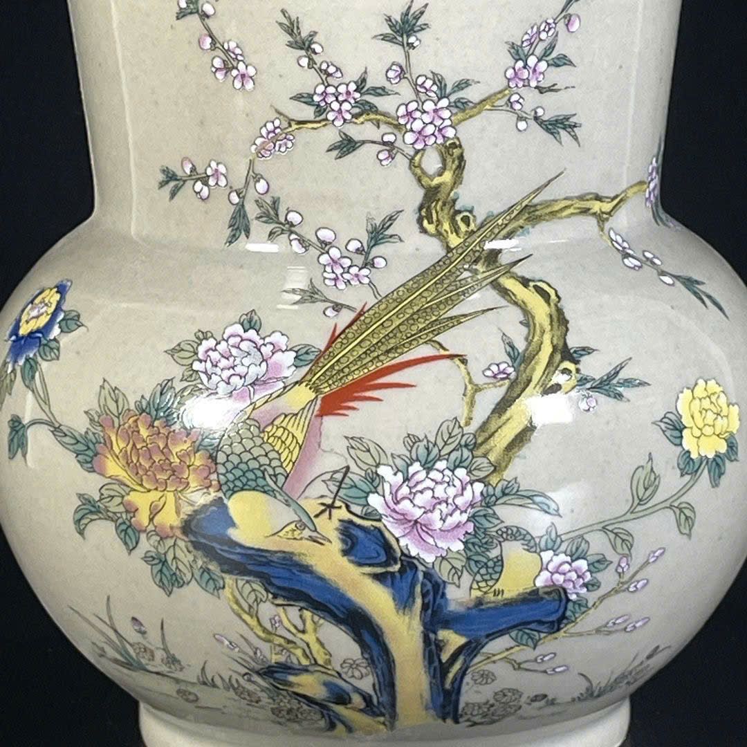  Bình Phấn Thái Khổng Tước sưu tầm BKCECN-9521 