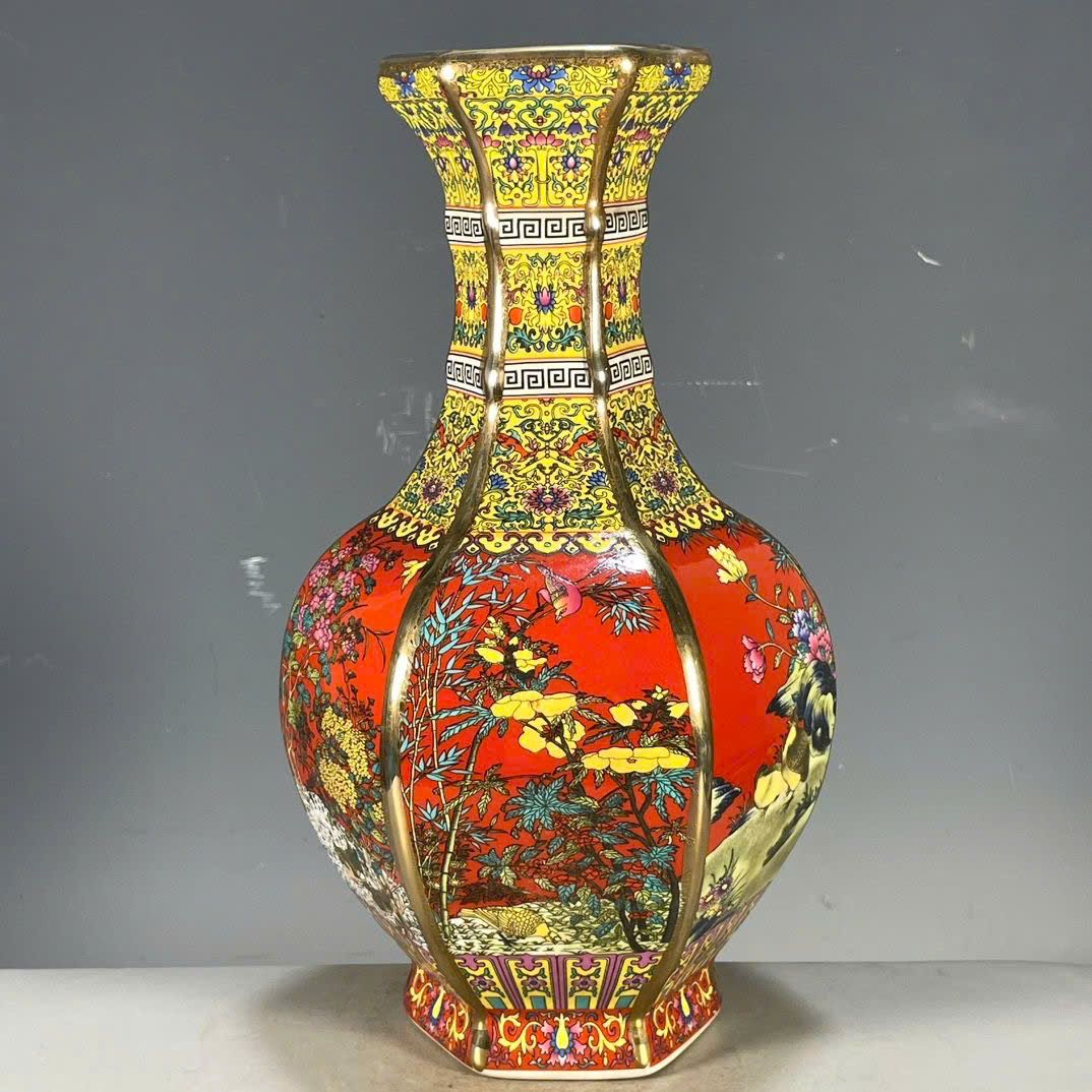  Bình Mận Đa Giác Uyên Ương 4 Mùa BKCECN-9523 