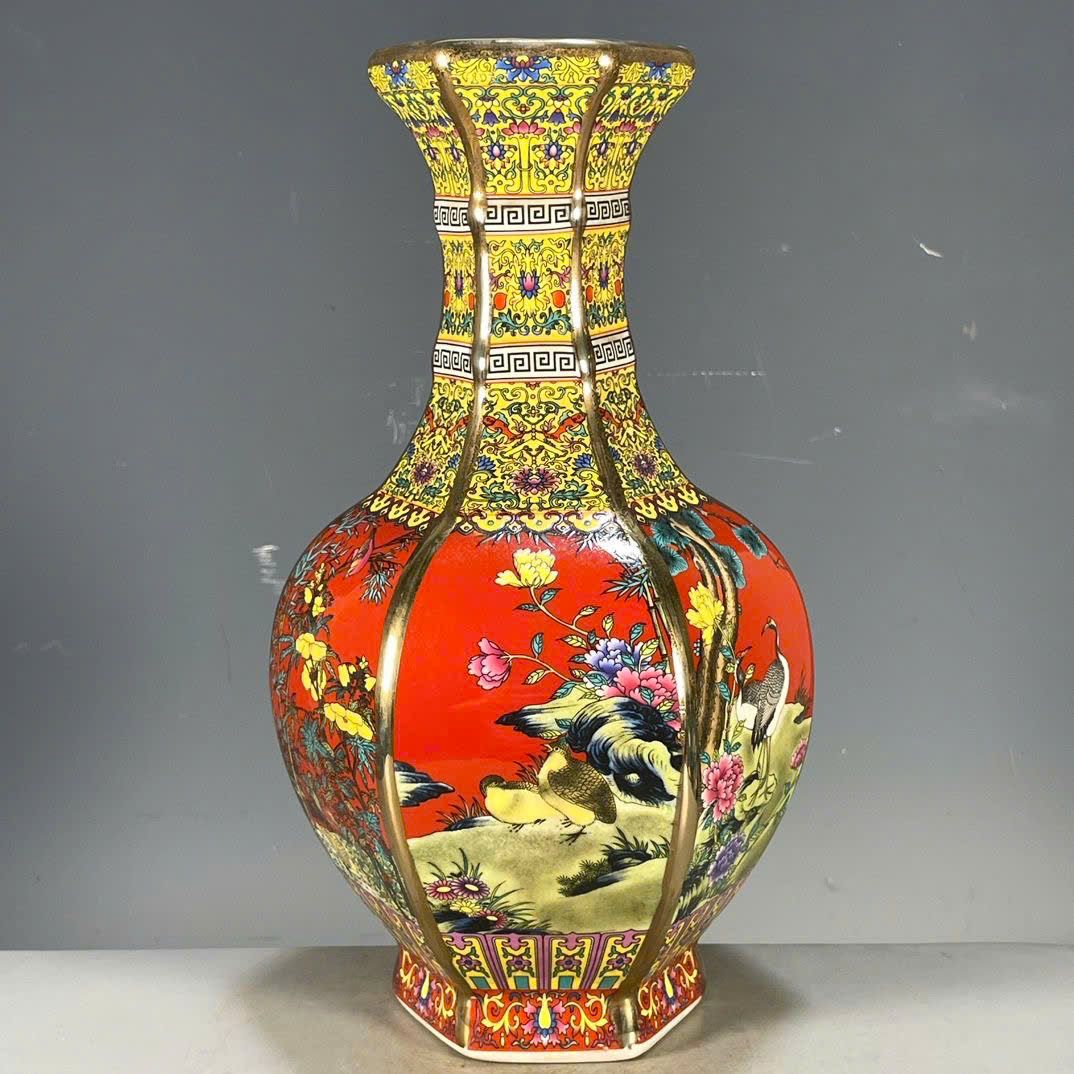  Bình Mận Đa Giác Uyên Ương 4 Mùa BKCECN-9523 