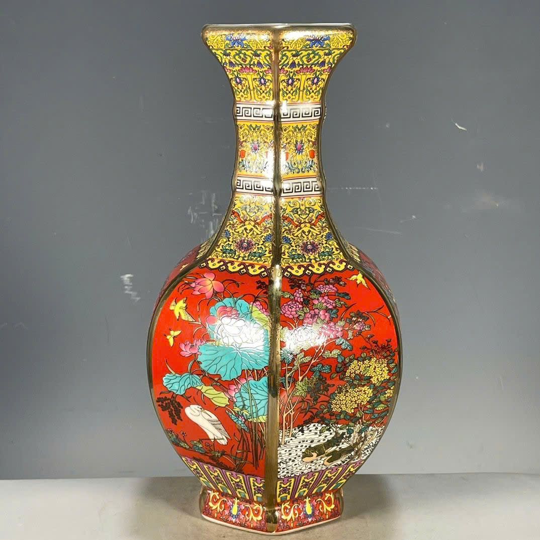  Bình Mận Đa Giác Uyên Ương 4 Mùa BKCECN-9523 