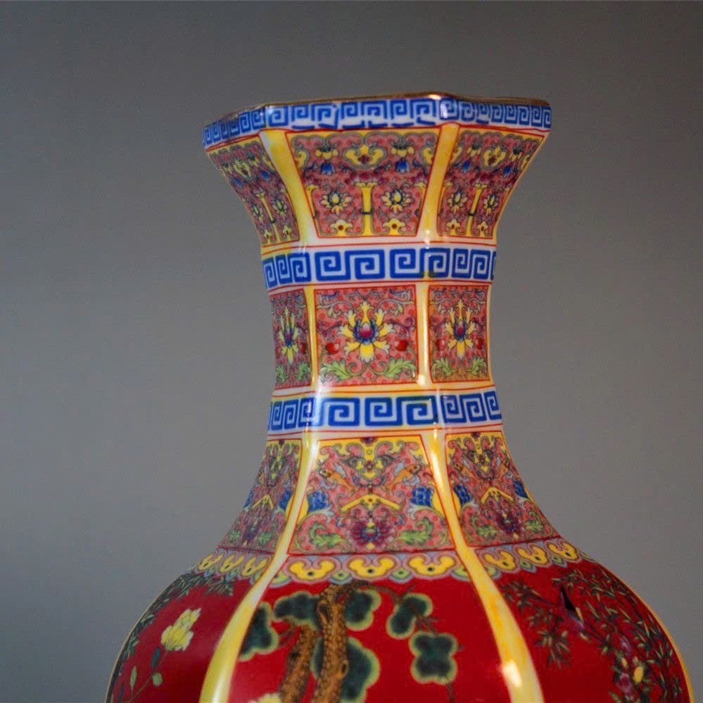  Bình Mận Đa Giác Uyên Ương 4 Mùa BKCECN-9524 