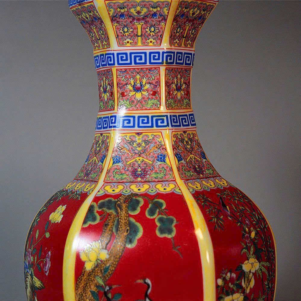  Bình Mận Đa Giác Uyên Ương 4 Mùa BKCECN-9524 